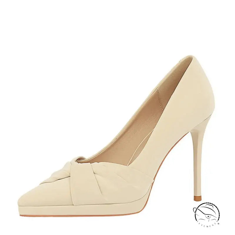 Party Pointed Toe Waterproof Platform High Heels