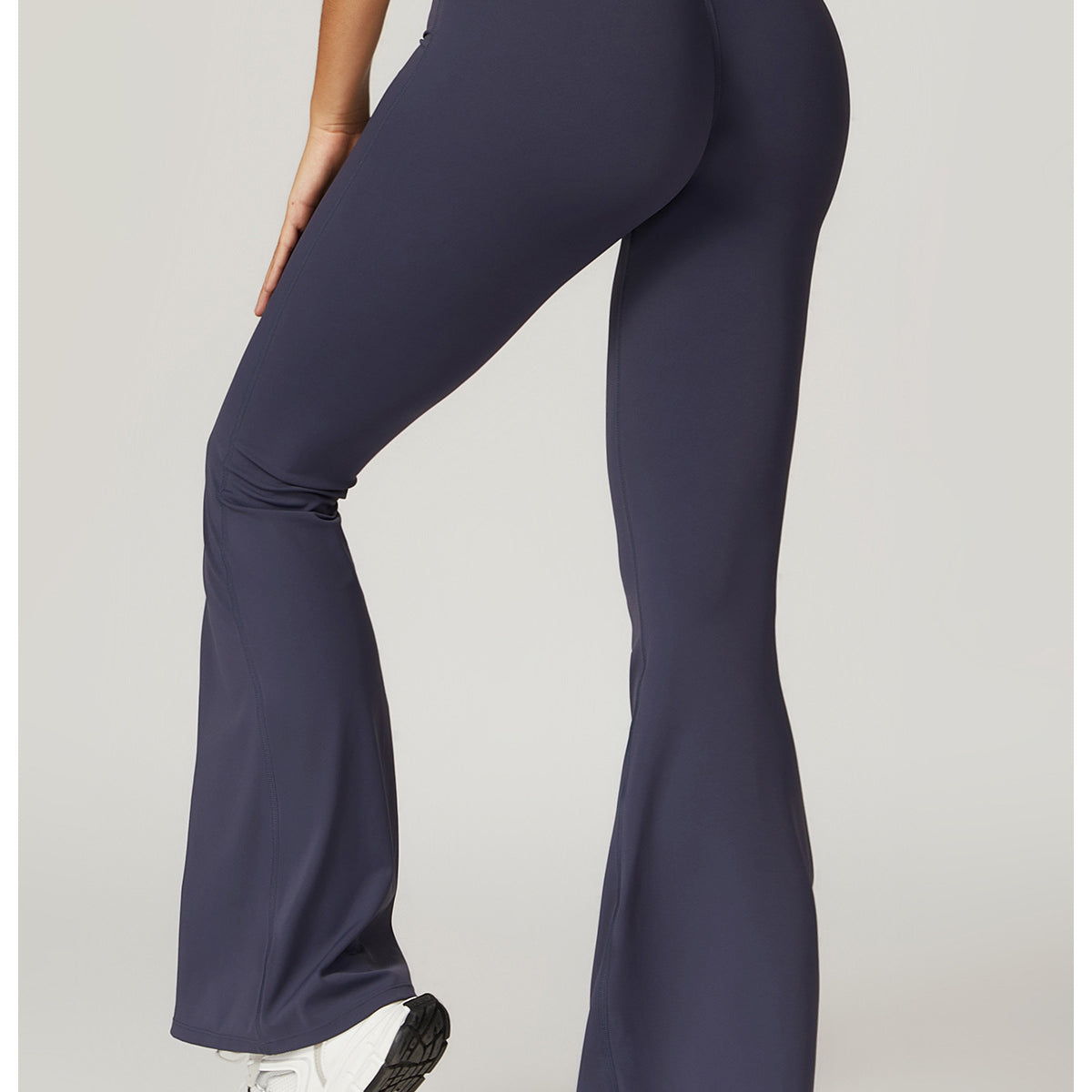 Blue flared leggings in Casual Sports Wide Leg Pants for trendy langry fashion ملابس