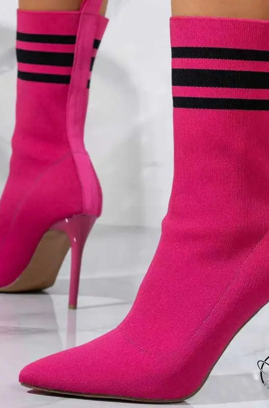 Skinny Boots Socks High Heel