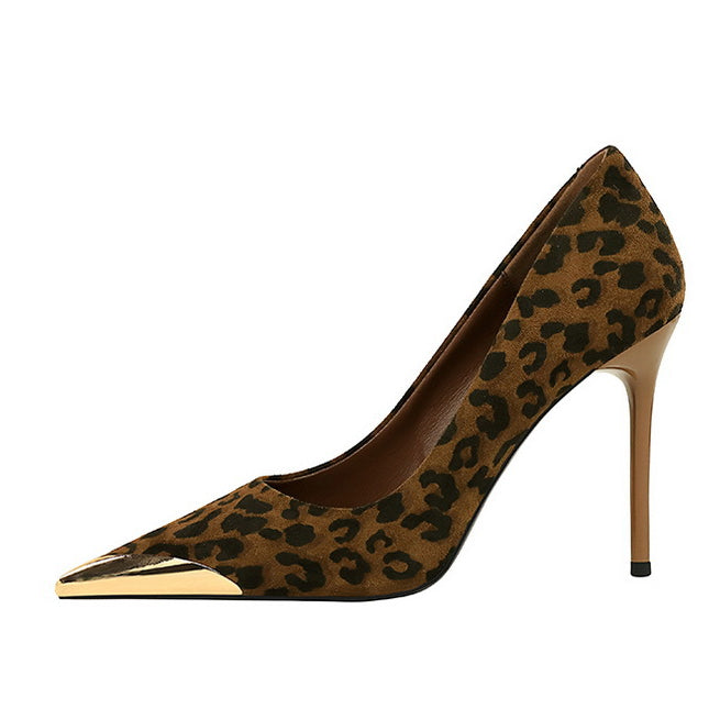 Cocktail Leopard Print High Heels