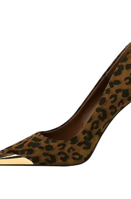 Cocktail Leopard Print High Heels