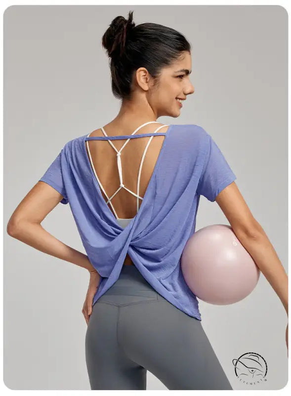 Lightweight Breathable Yoga t Shirt Top
