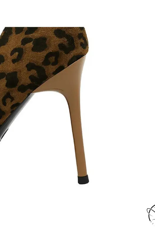 Cocktail Leopard Print High Heels