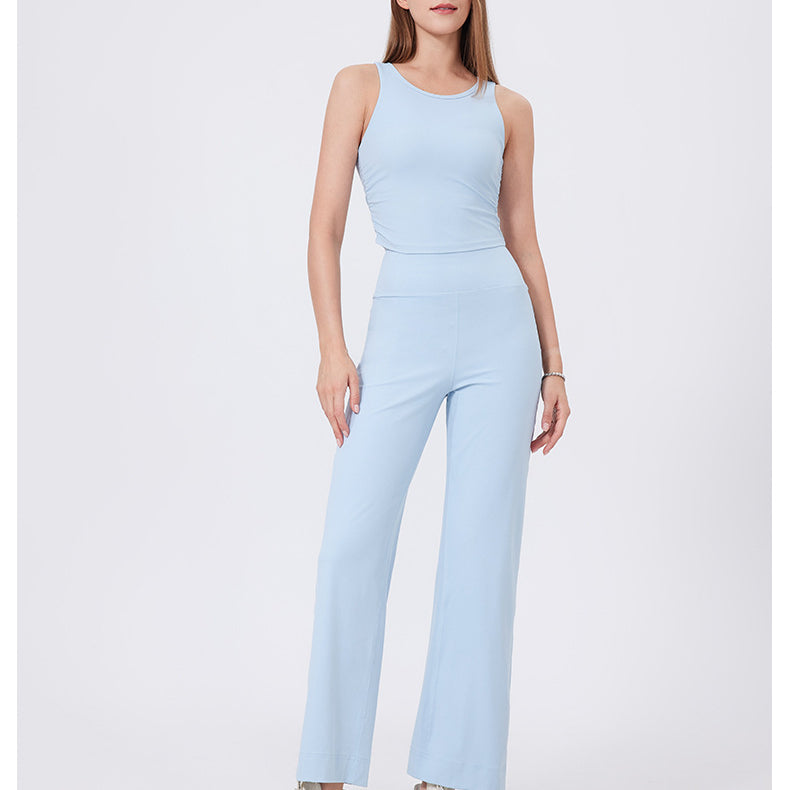 Wide Shoulder Strap Slimming Outside Wear Sports Underwear Women Shockproof Running Large u Back Bra Push Up Yoga