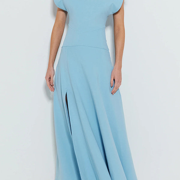 Elegant Slim Fit Slit Maxi Dress