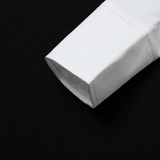 Summer Women Clothing Casual Trend Long Sleeve Zipper Waist Controlled Top Short Skirt Two Piece Set