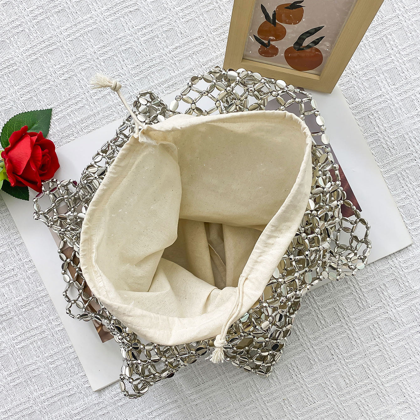 Trend All Match Shiny Handmade Handbag