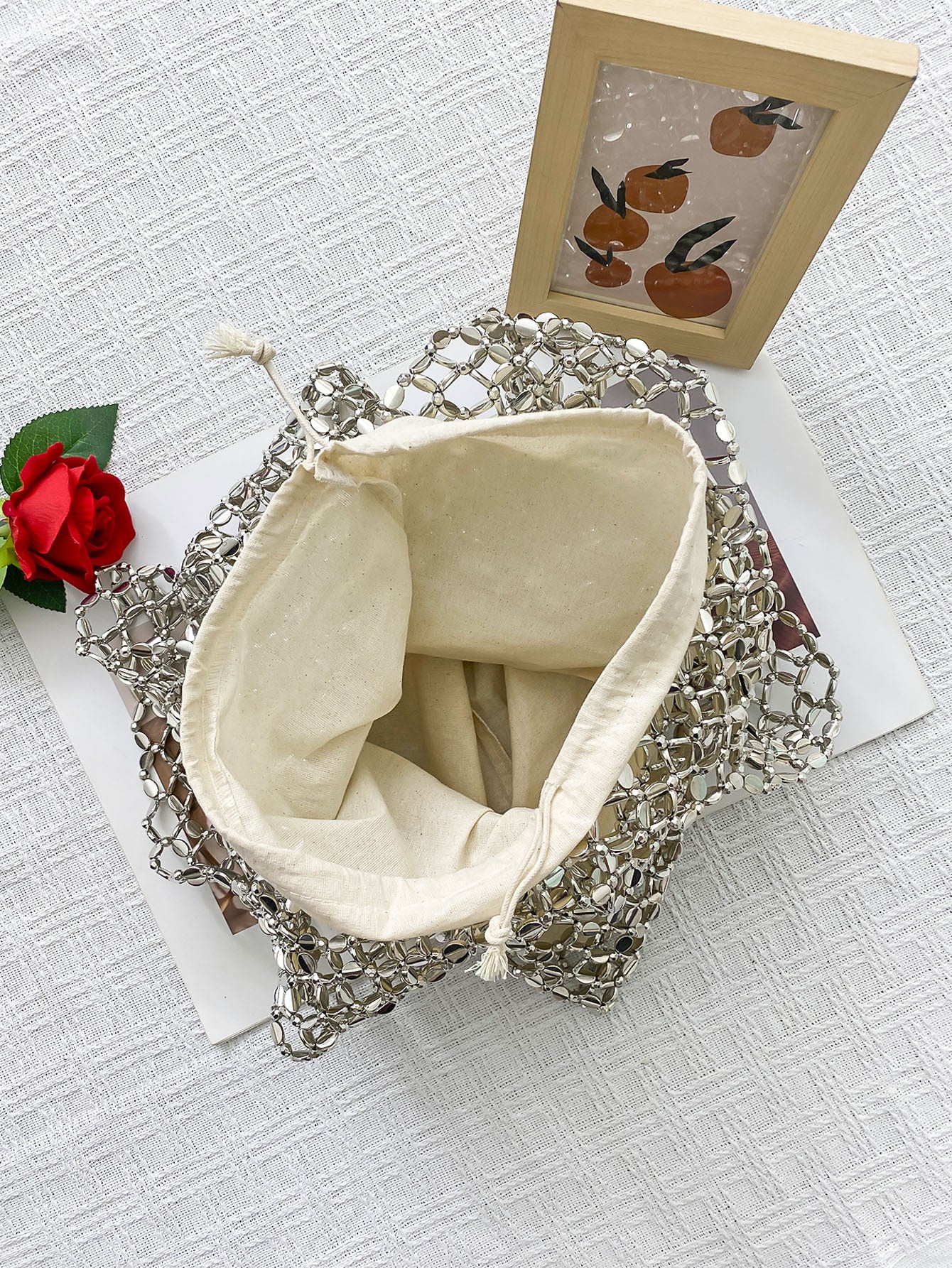 Trend All Match Shiny Handmade Handbag