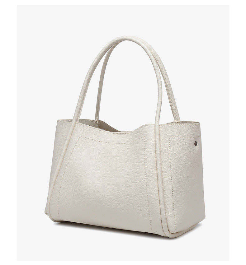 Soft Leather Large Capacity High Grade Handbag