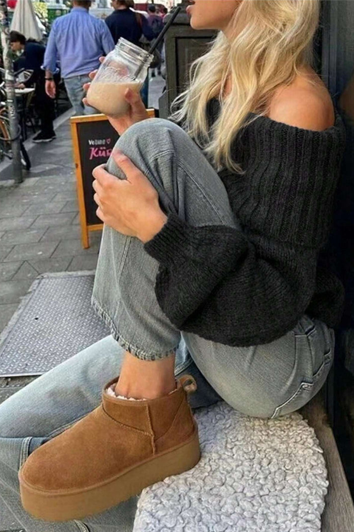 All Matching Slim Fit Knitted Sweater