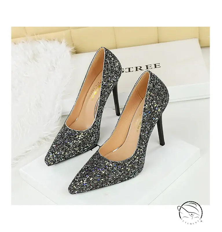 Cocktail Stiletto Waterproof High Heels