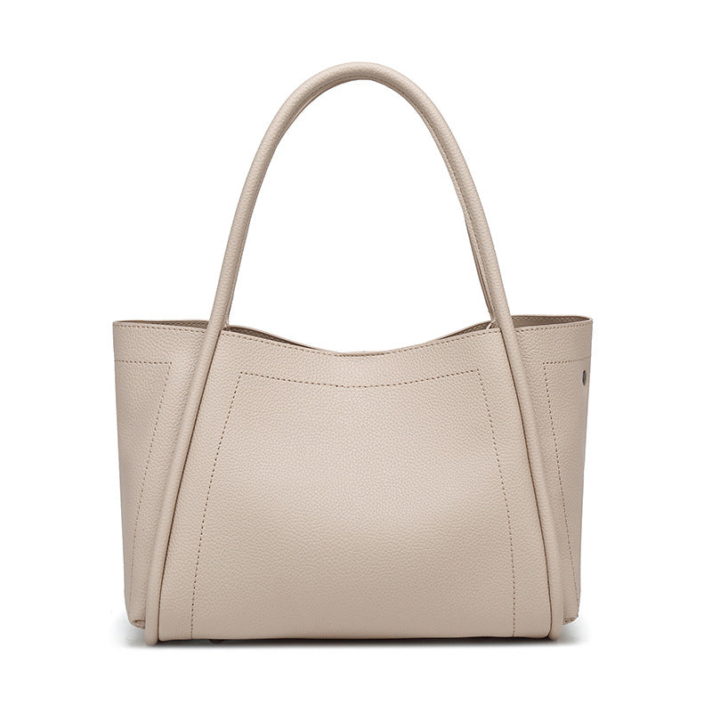 Soft Leather Large Capacity High Grade Handbag