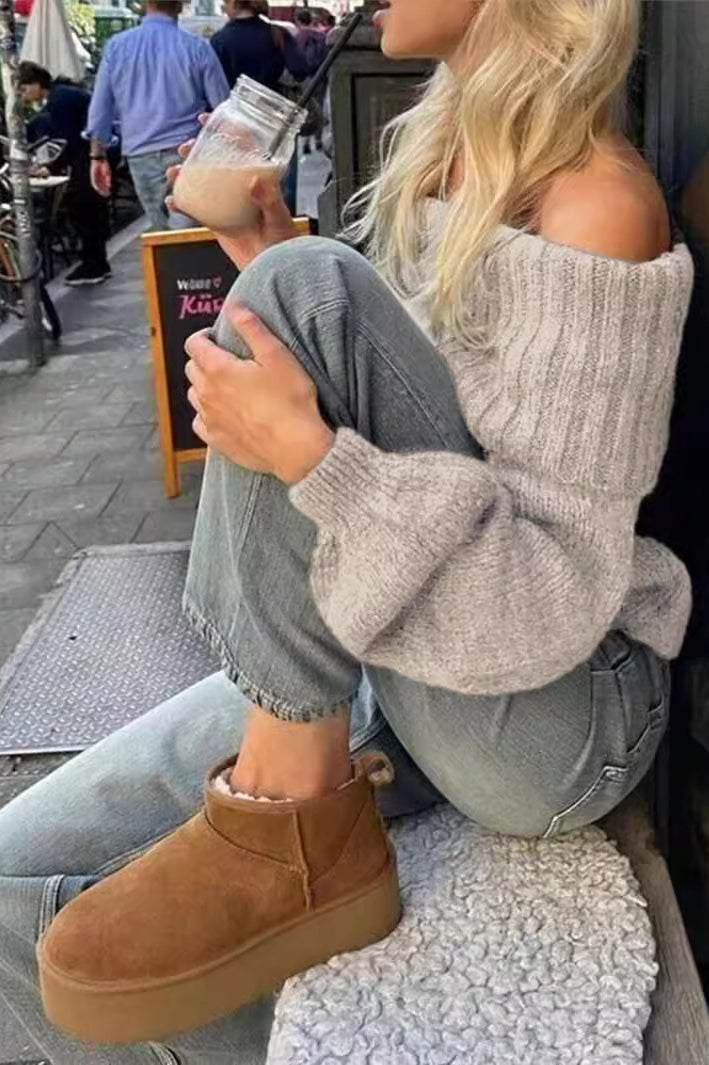 All Matching Slim Fit Knitted Sweater