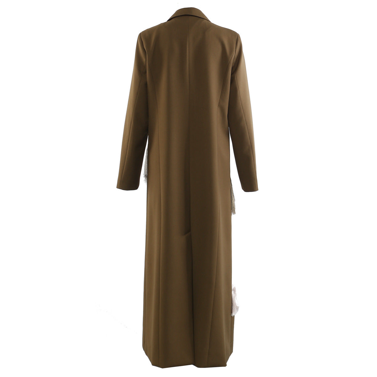 Early Autumn Personality Cutting Long Overcoat