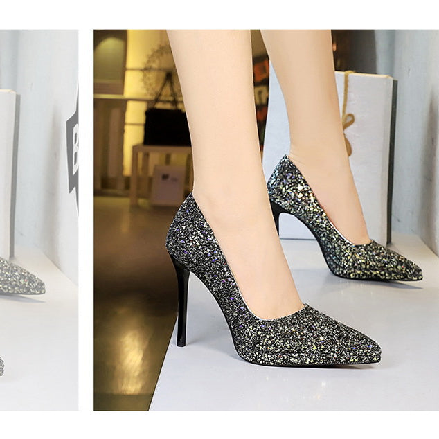 Cocktail Stiletto Waterproof High Heels