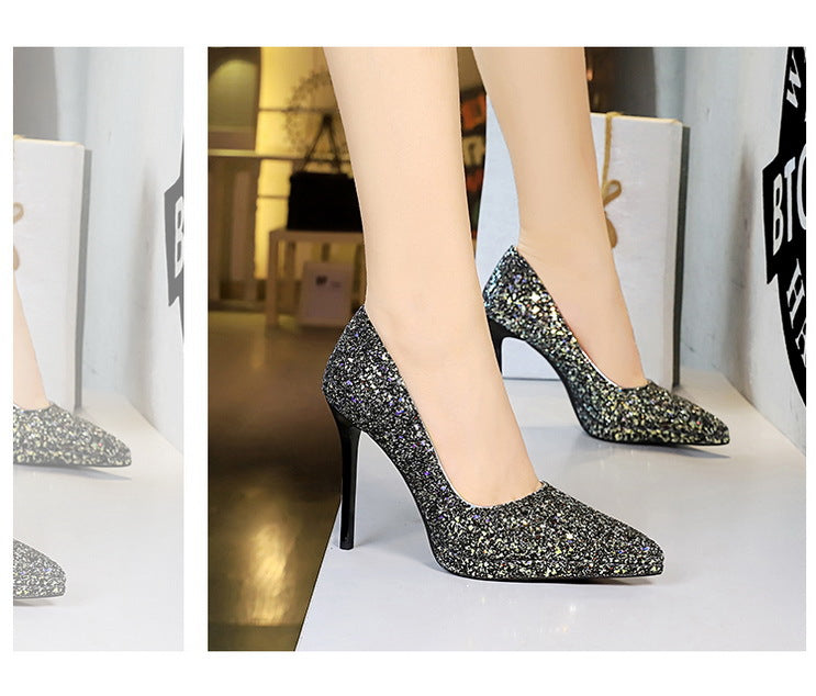 Cocktail Stiletto Waterproof High Heels