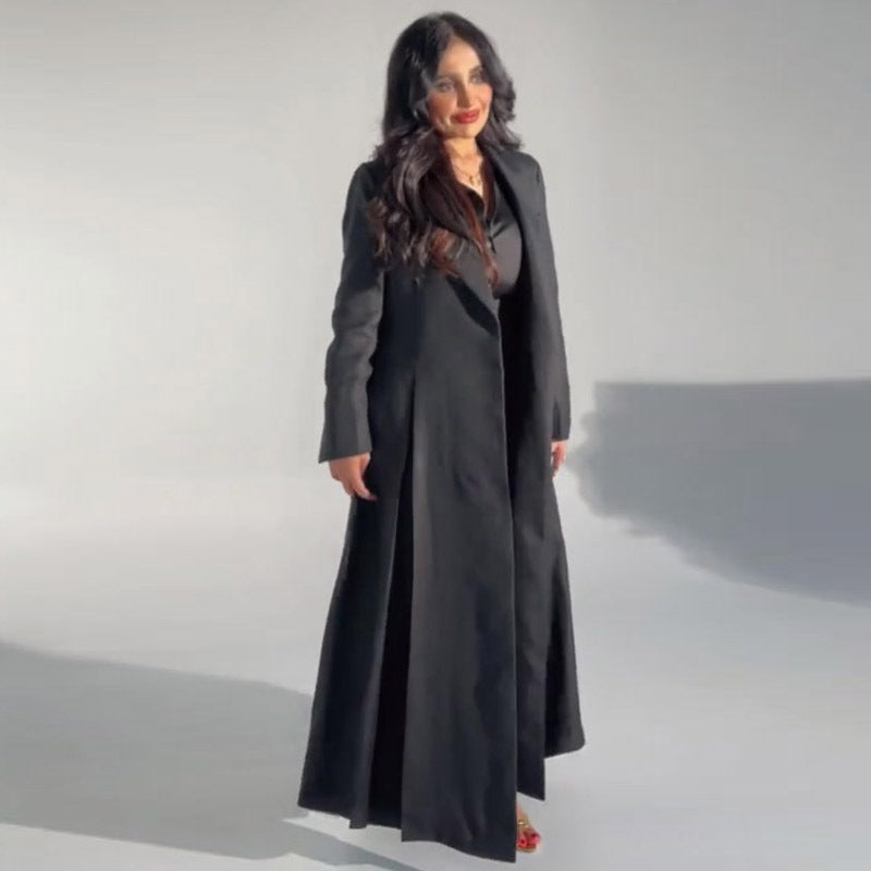 Cute British Retro Mid Length Coat