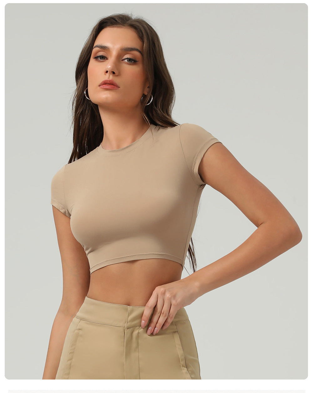 Tight Brushed Yoga t Shirt