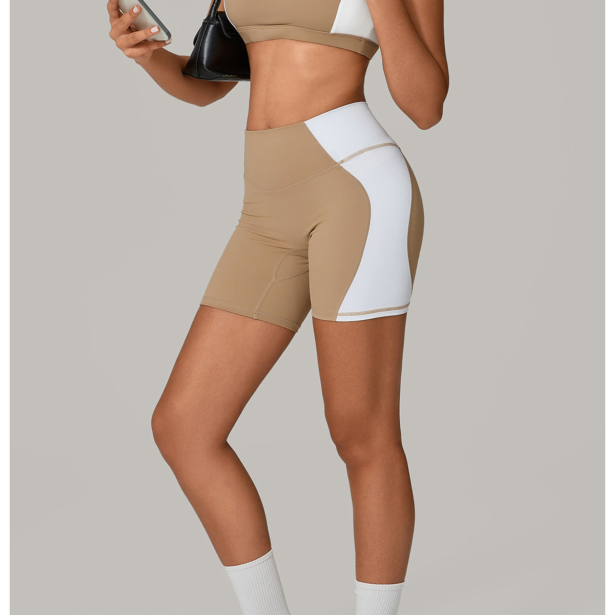 Color Matching Tight Quick Drying Fitness Clothes