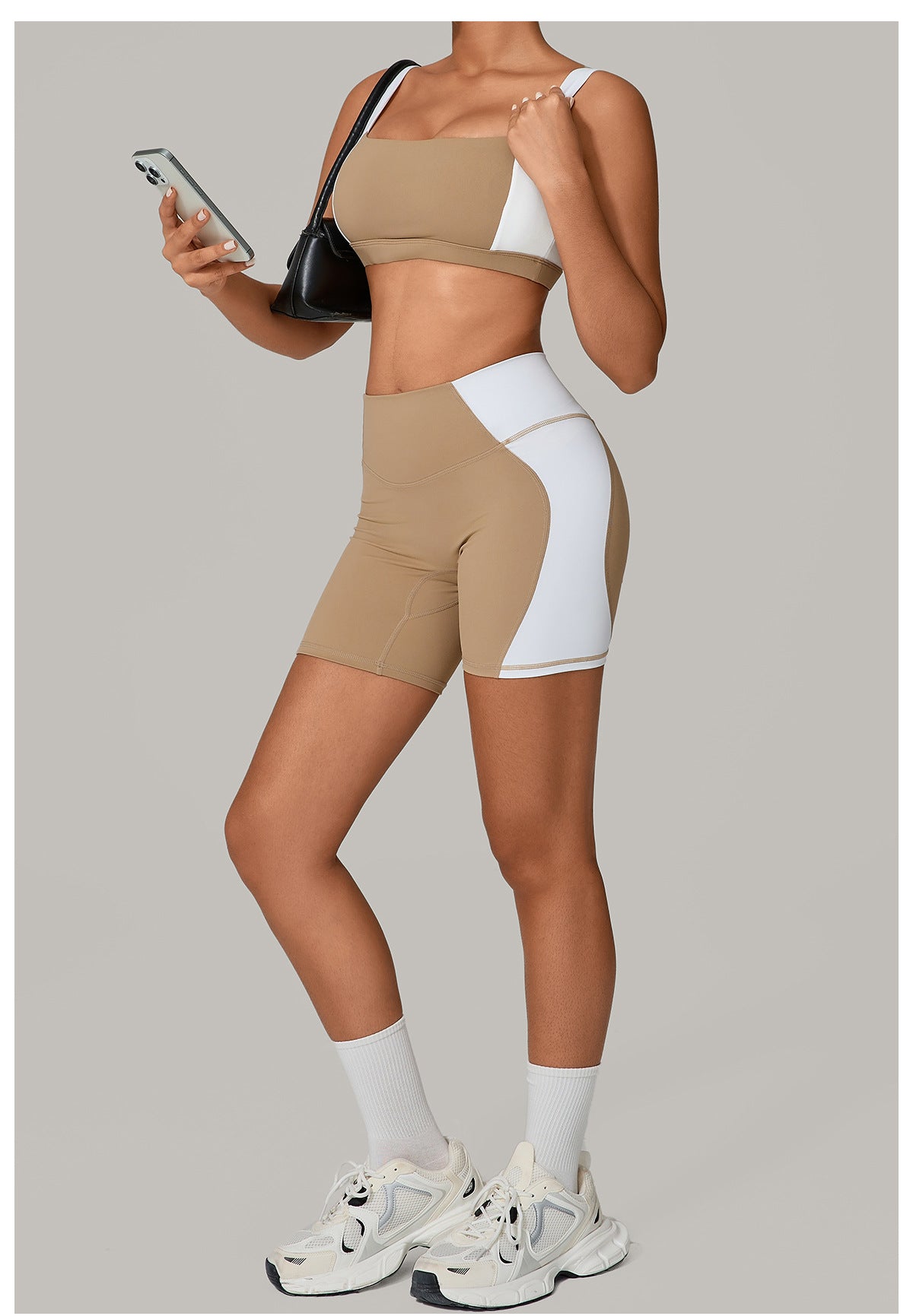 Color Matching Tight Quick Drying Fitness Clothes