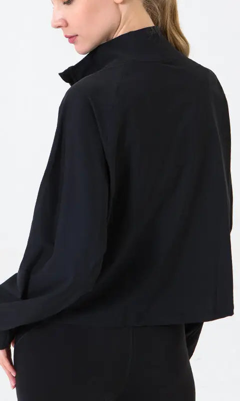 Autumn Winter Zip Up Shirt Women Girllulu Sports Top Stand Collar Loose Breathable Fitness Clothes Coat