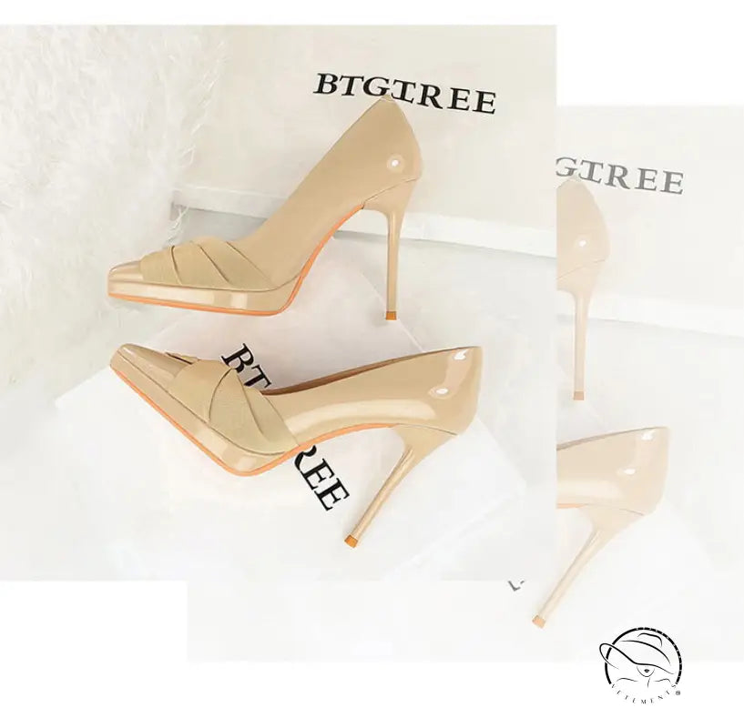 Classy Leather High Heel