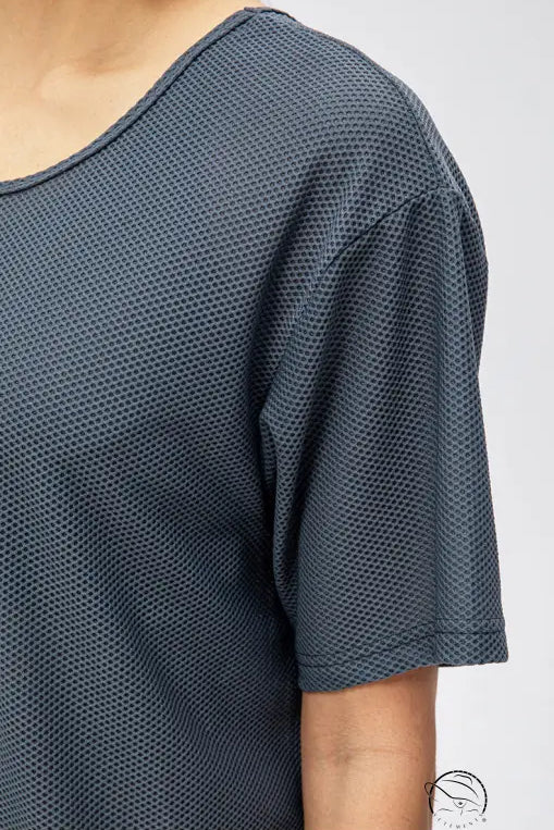 Breathable Round Neck t Shirt Running Casual Workout Top