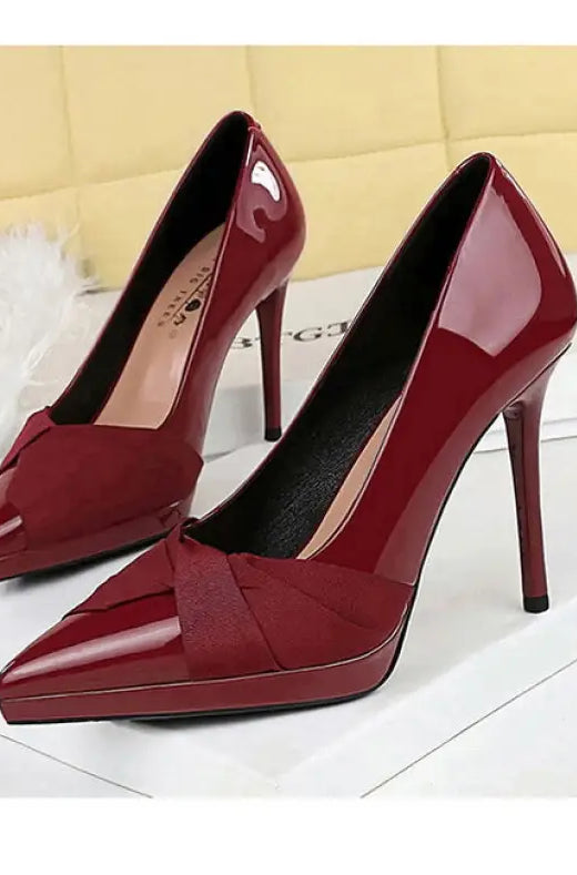 Classy Leather High Heel