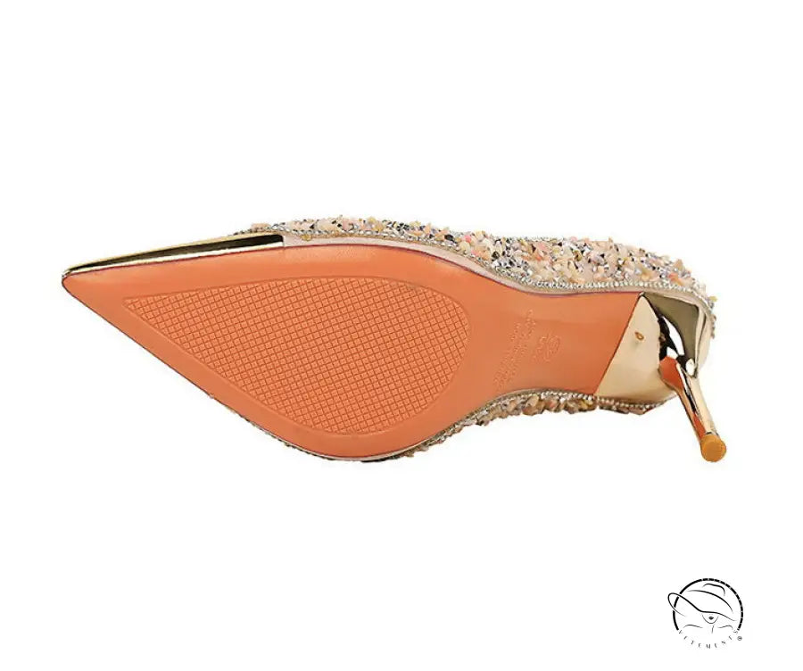 Stiletto Rhinestone High Heels