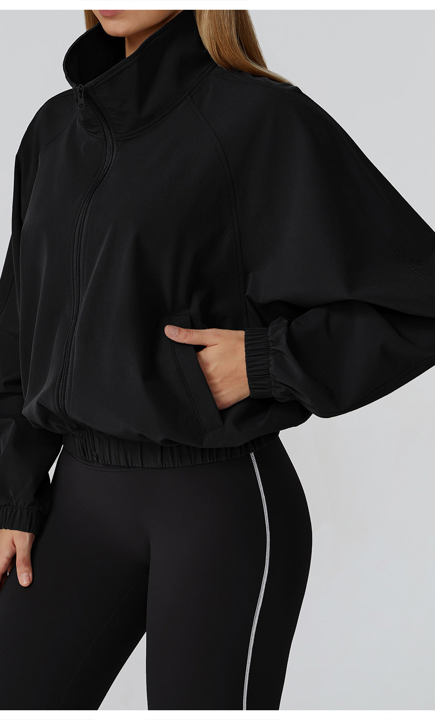 Quick Drying Stand Collar Sports Jacket