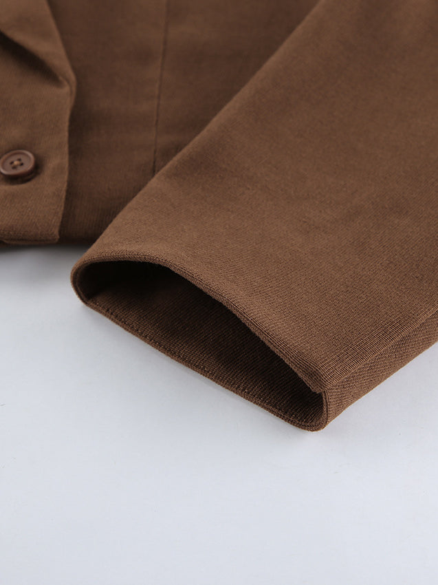 High Sense Casual Short Skirt Two Piece Sets