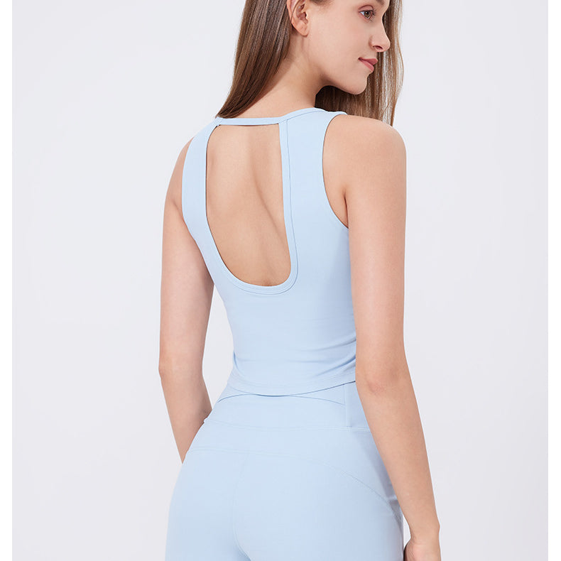 Wide Shoulder Strap Slimming Outside Wear Sports Underwear Women Shockproof Running Large u Back Bra Push Up Yoga