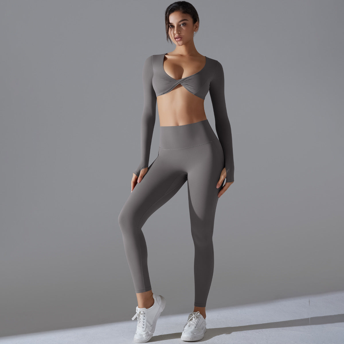 Trendy Slim Elastic Training Yoga Suit