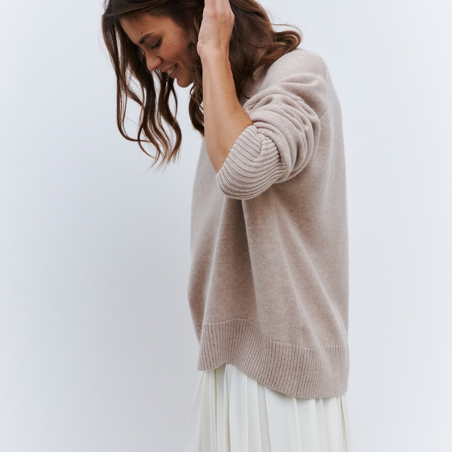 Elegant Knitted High Neck Sweater