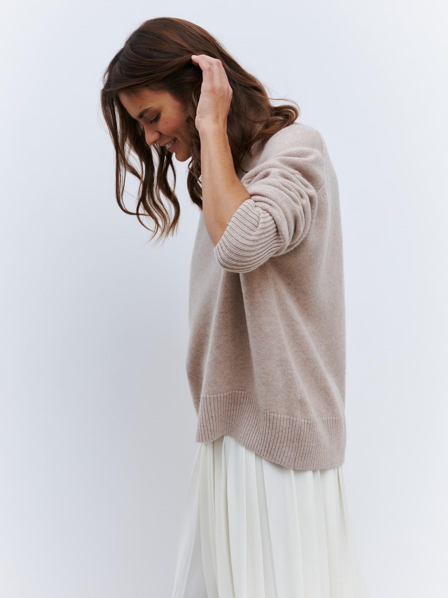 Elegant Knitted High Neck Sweater