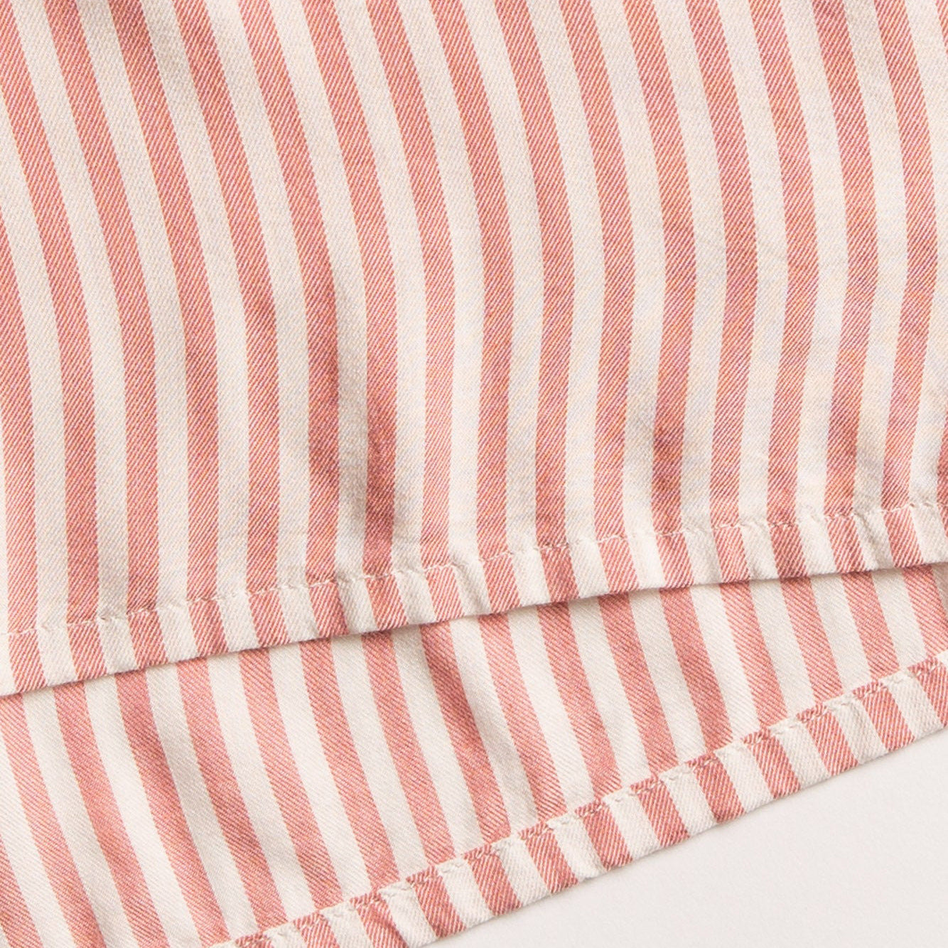 Langry red and white striped fashion pillow cover for two-piece ladies homewear