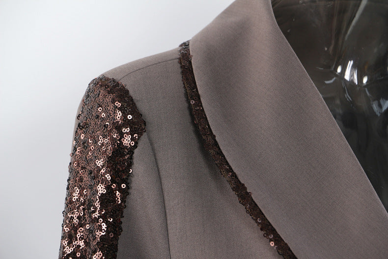 Early Autumn Heavy Stitching Mid Length Trench Coat