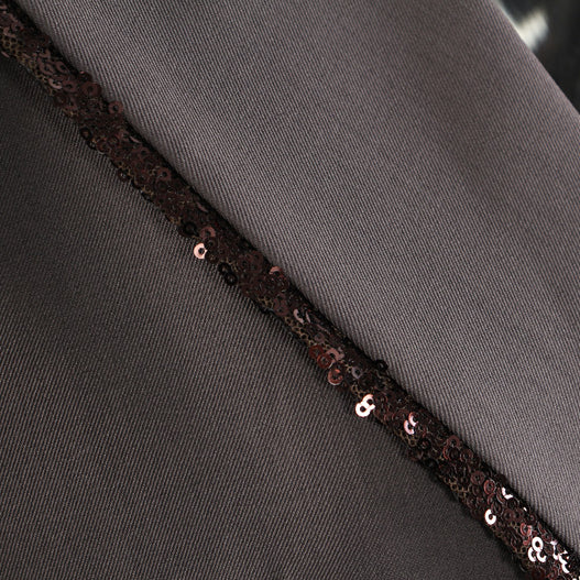 Early Autumn Heavy Stitching Mid Length Trench Coat