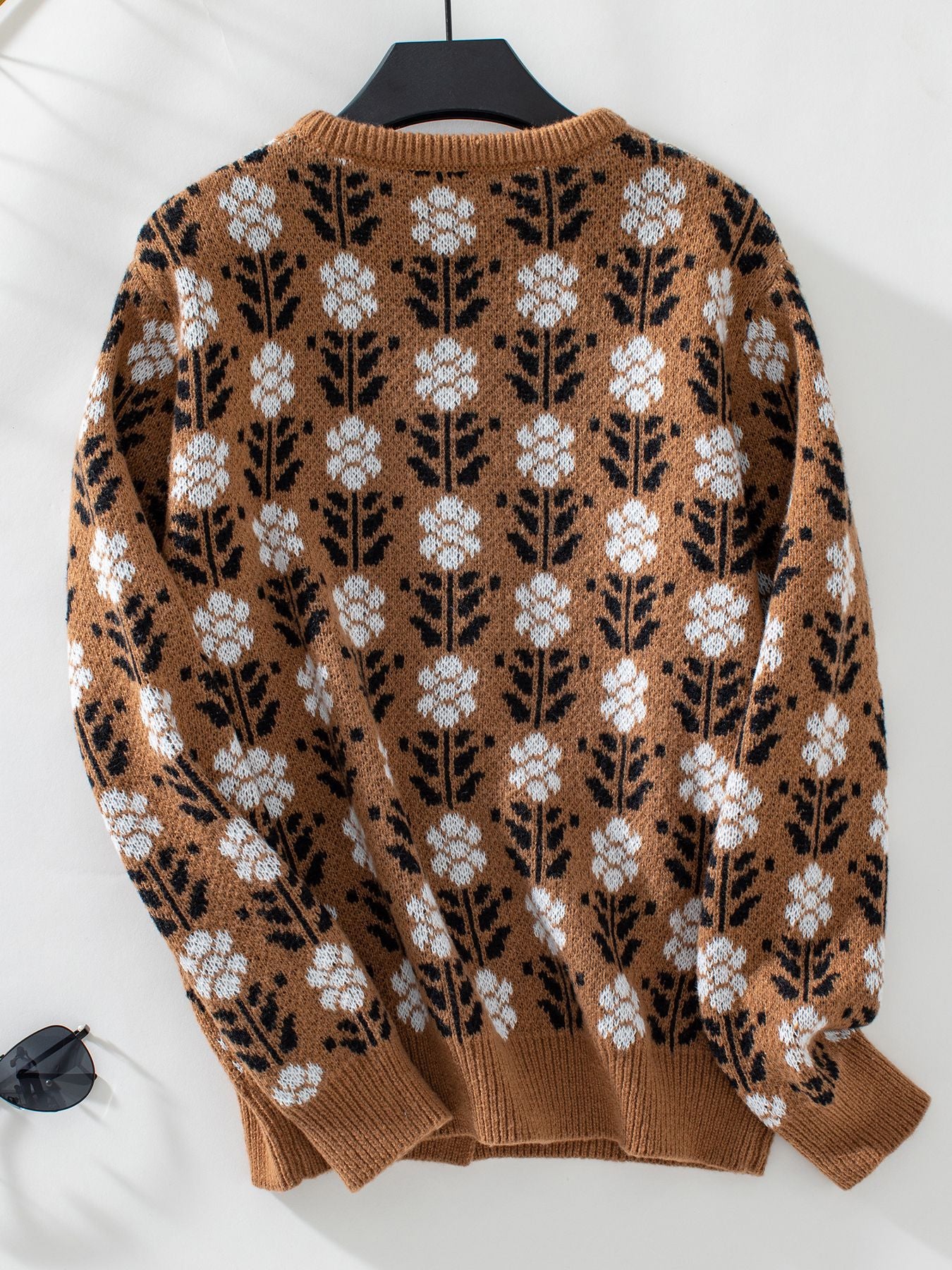 Floral Brocade Sweater Knitwear