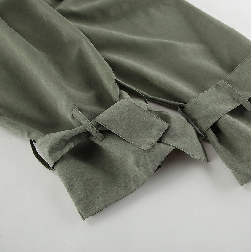 High End French Large Collared Lace Up