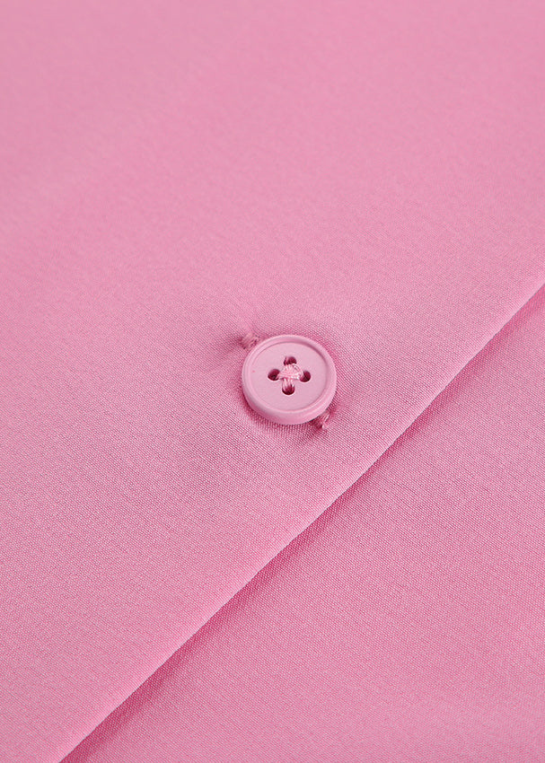 Soft pink button on Langry fashion cardigan pajamas fabric