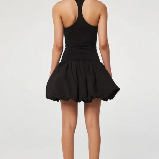 Shaped Vest Knitted Stitching Dress