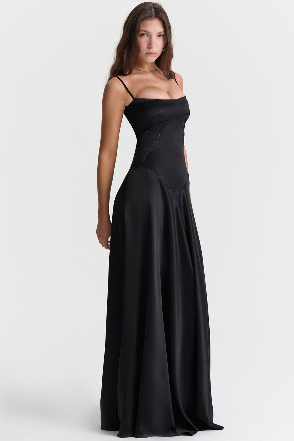 Sleeveless black maxi dress from Beautiful Backless Evening Dress, perfect for fashion lovers