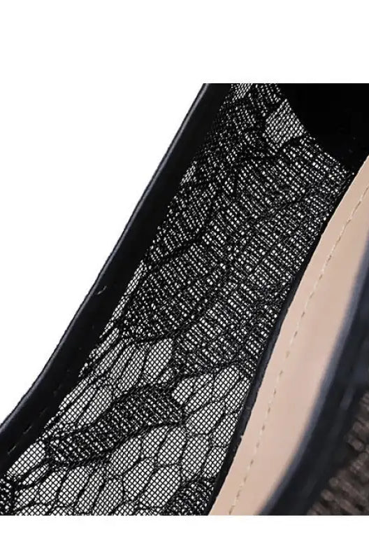 Skinny Night Club Mesh Stiletto High Heel Shoes