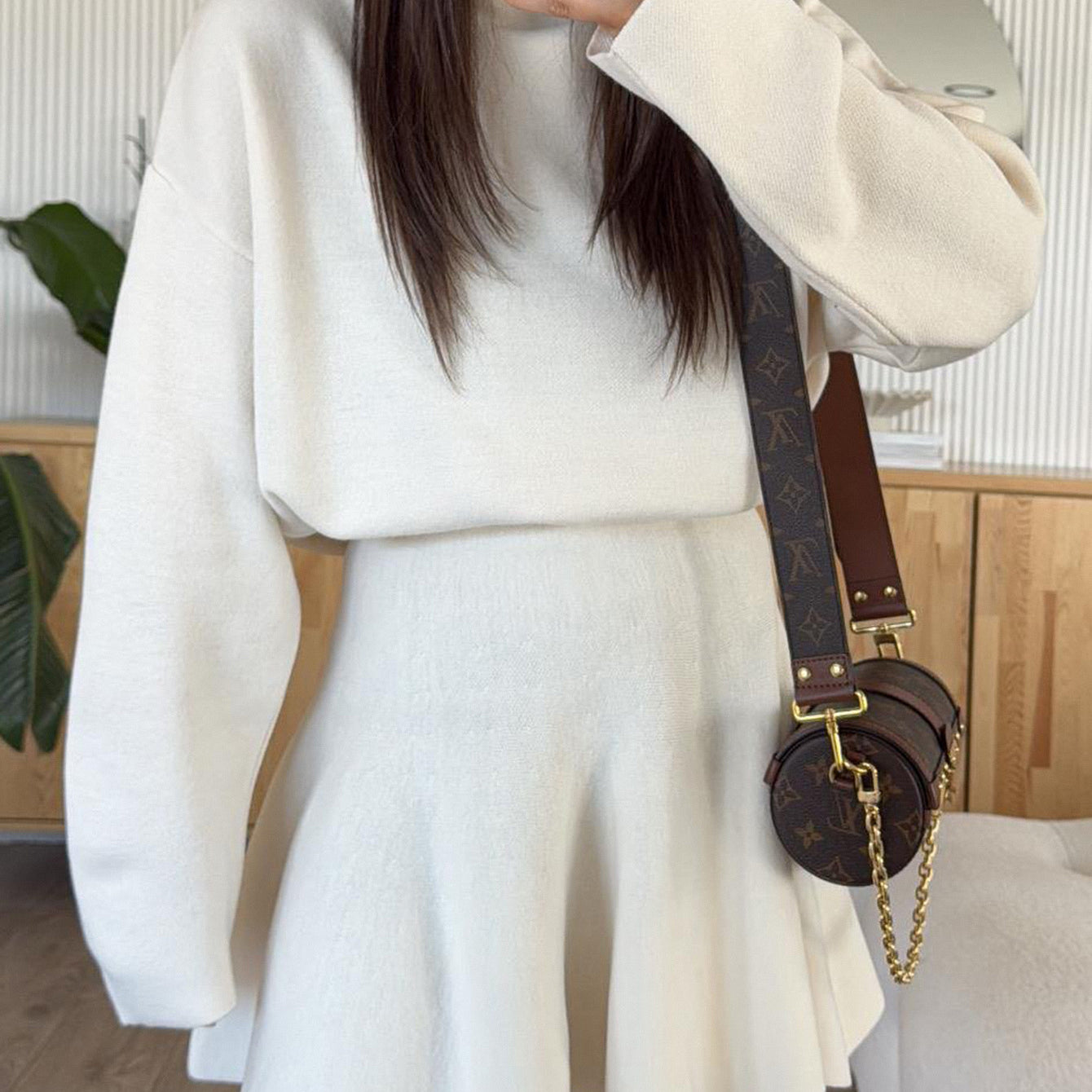 Casual Vacation Sweater Long Sleeve Dress
