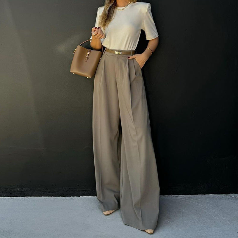 Loose Wide Leg Pants Work Pant