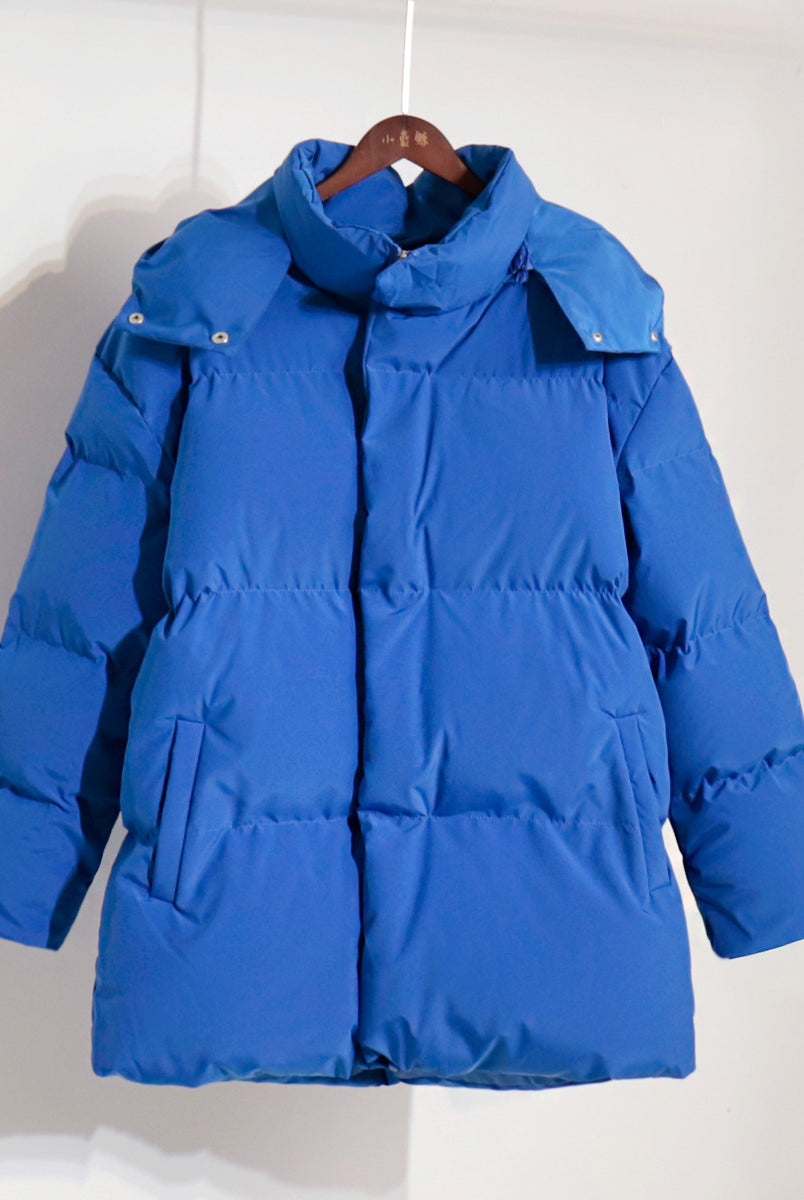 Blue puffer coat from Langry, a stylish addition to your ملابس collection