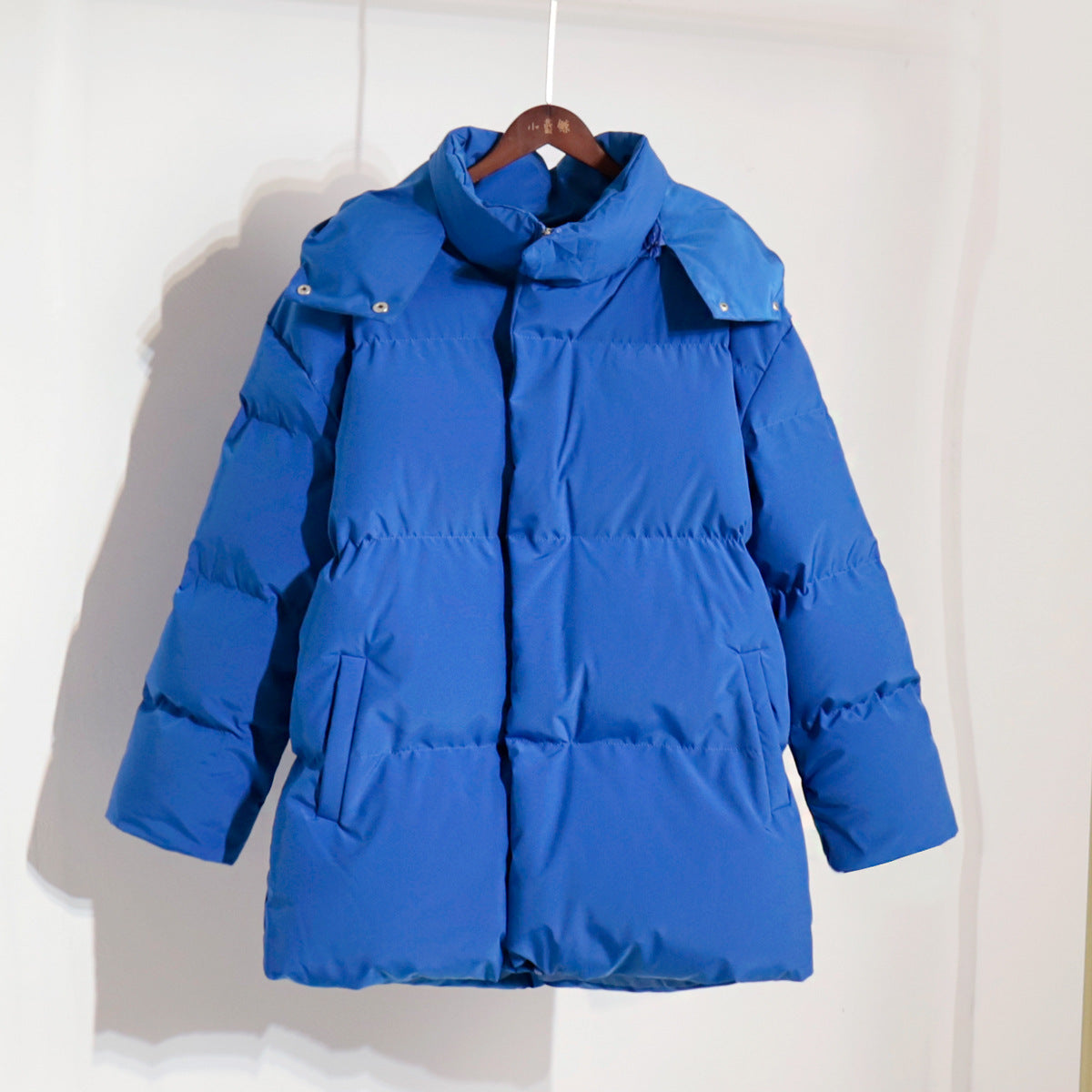 Blue puffer coat from Langry, a stylish addition to your ملابس collection