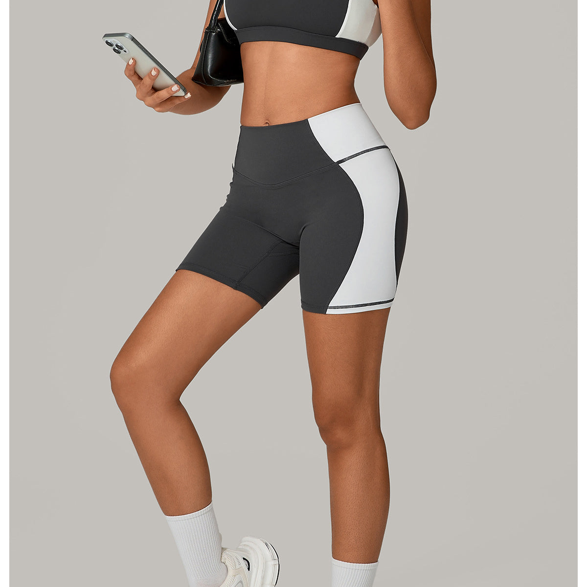 Color Matching Tight Quick Drying Fitness Clothes