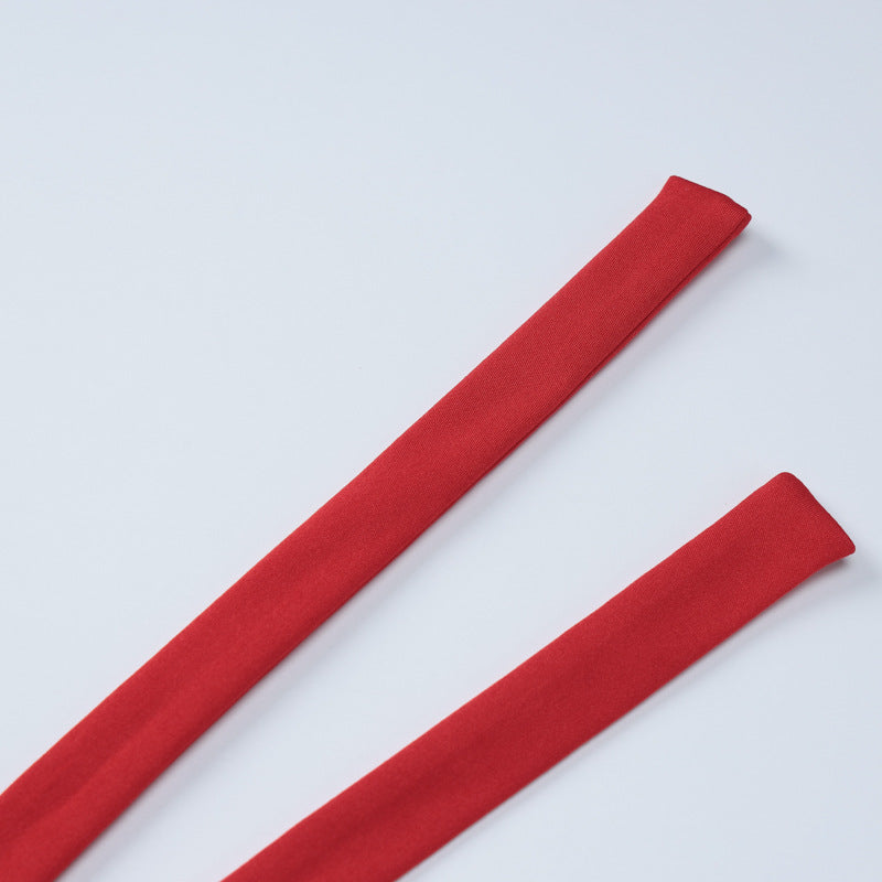 Summer Low Cut off Neck Strap Slim Fit Waist Controlled Slimming Dress